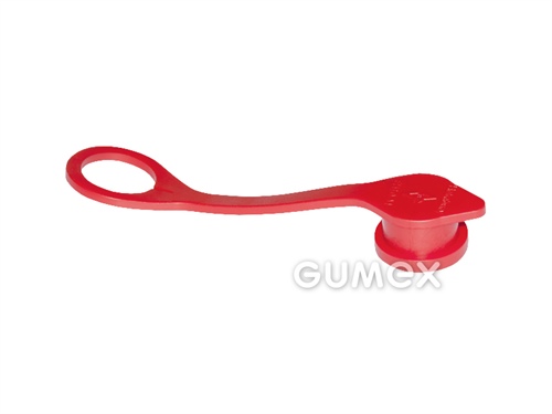 Kappe für Kupplung FF16, männlich, PVC, rot, 
